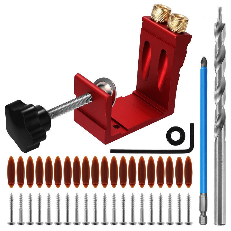 Woodworking Hacks - Kit de Gabarito para Furos Oblíquos