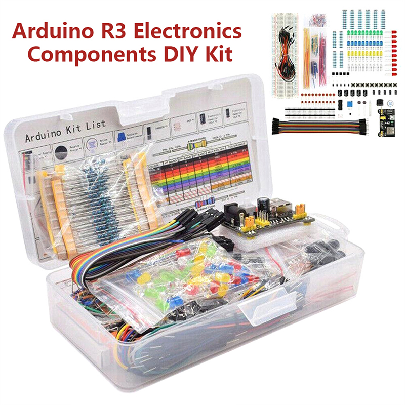 Woodworking Kits For Beginners - Componentes Eletrônicos: Capacitor Eletrolítico, Resistor, LED,