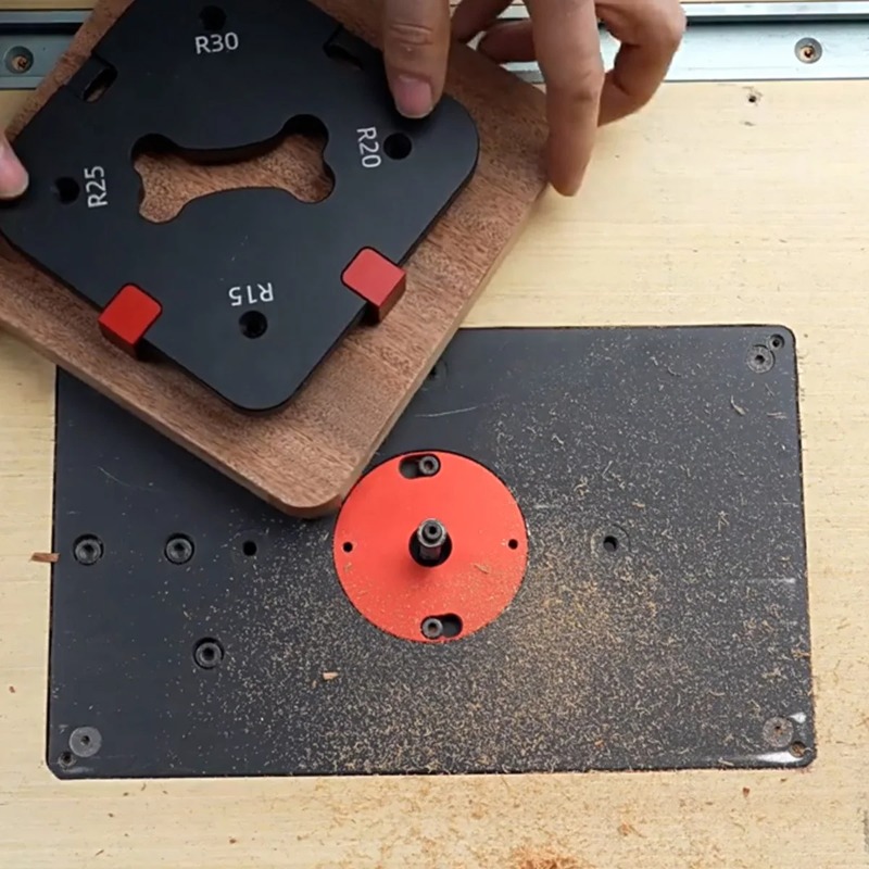 Woodworking Templates - Gabarito de Raio de Canto para