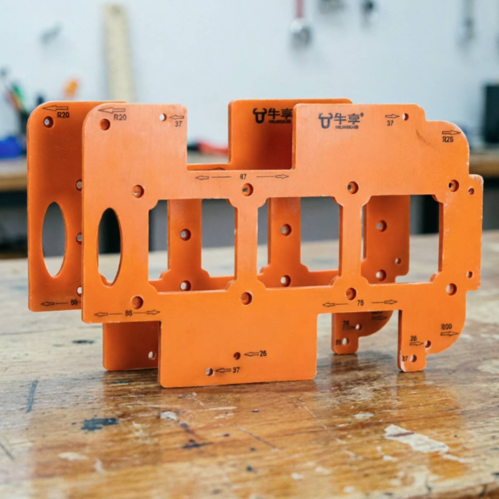 Woodworking Templates - Gabarito Multiuso para Furos e Recortes