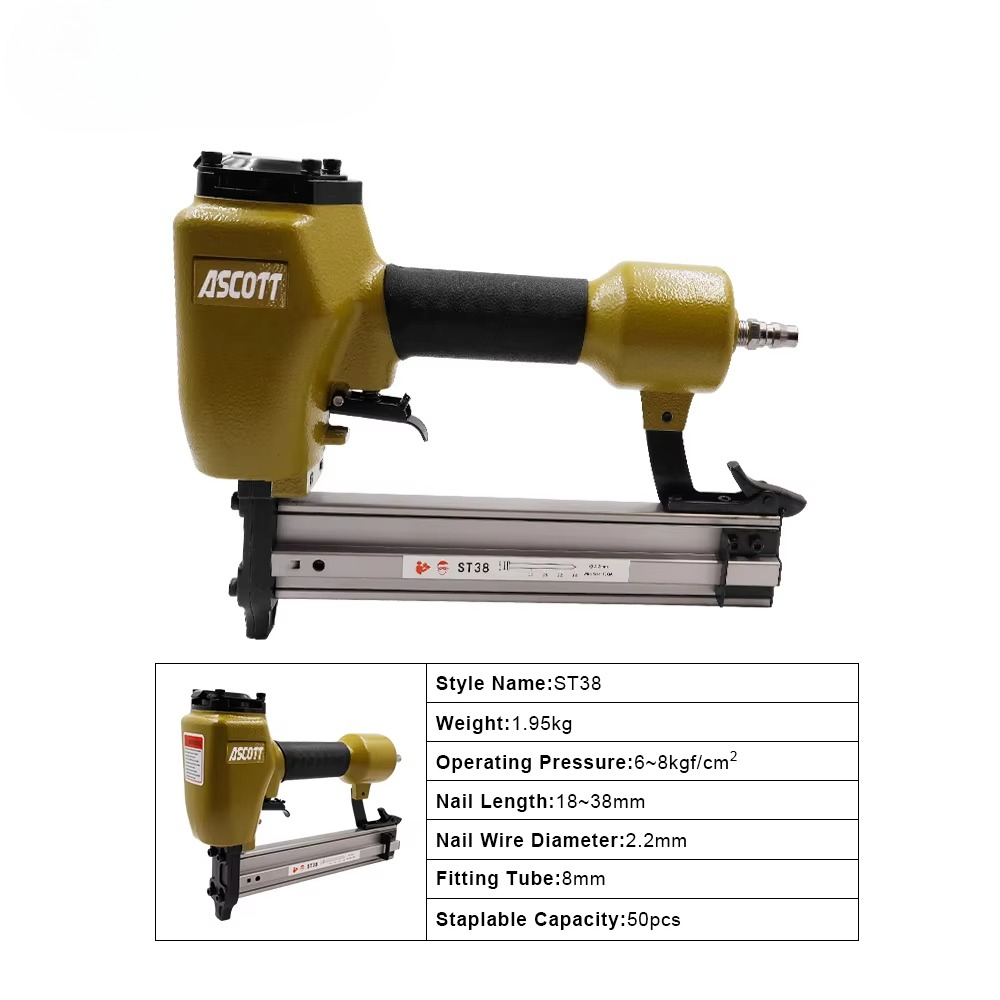Woodworking Diy Projects - St38 14ga nailer pneumático pesado para