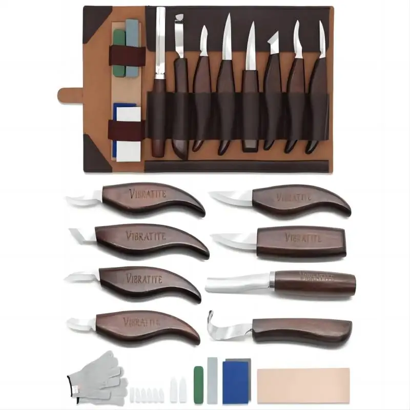 Woodworking Kits For Beginners - Kit de escultura em madeira, 15