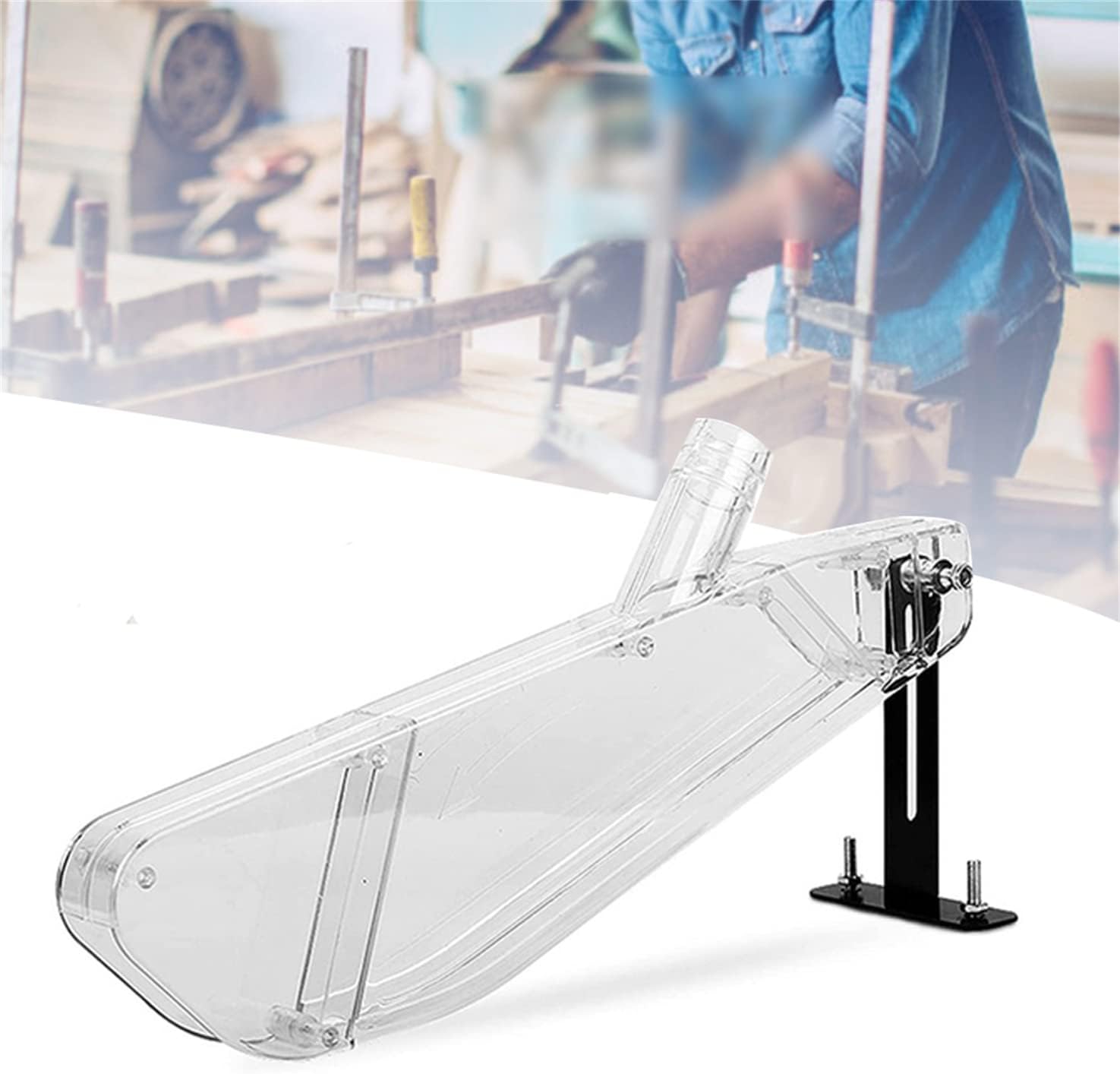 Woodworking Electric Saw - Capa Protetora Transparente para Serra de