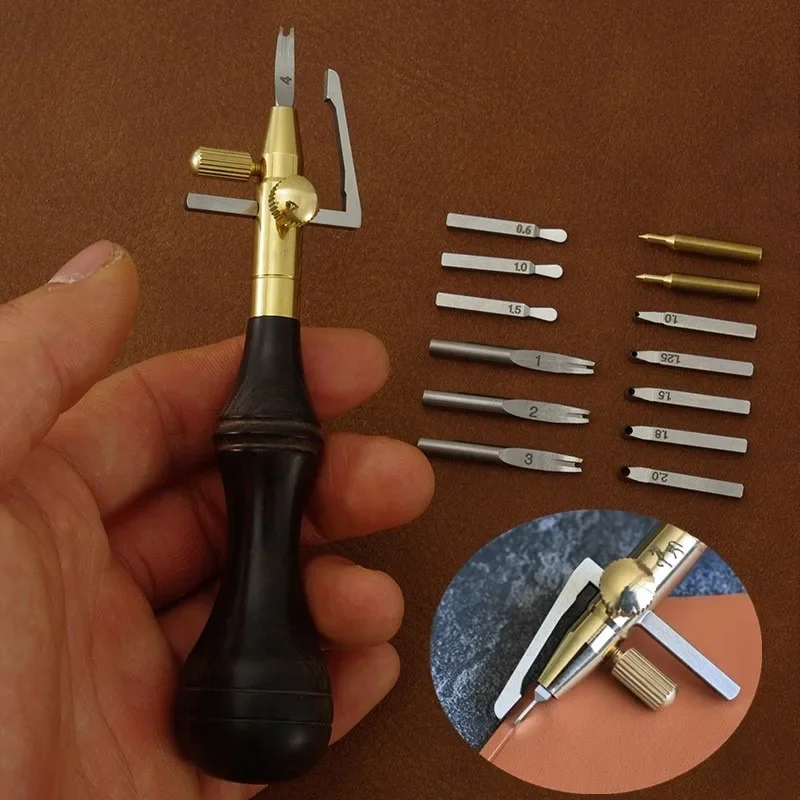Woodworking Veneer Cutter - Cabeça de corte multifuncional ajustável, ferramenta