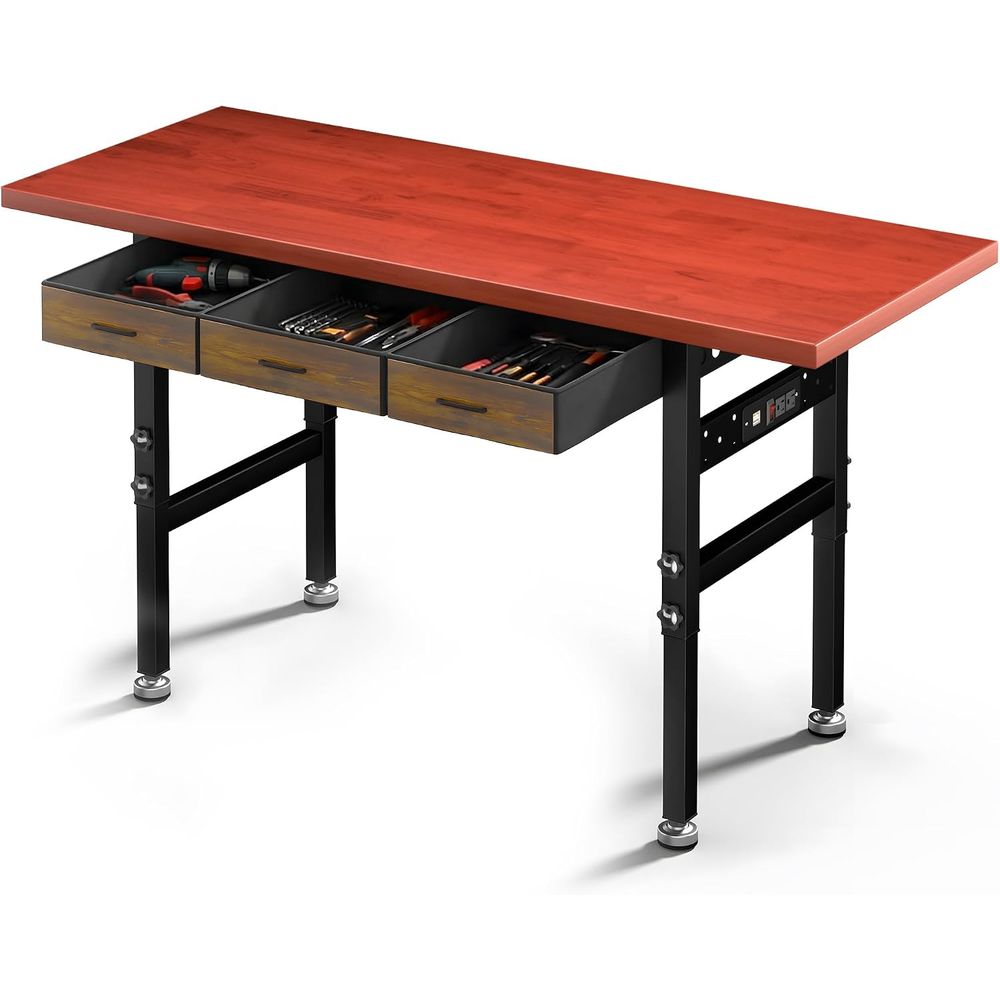 Mesa de Trabalho Ajustável de  - Woodworking Workbench avaliação e preço