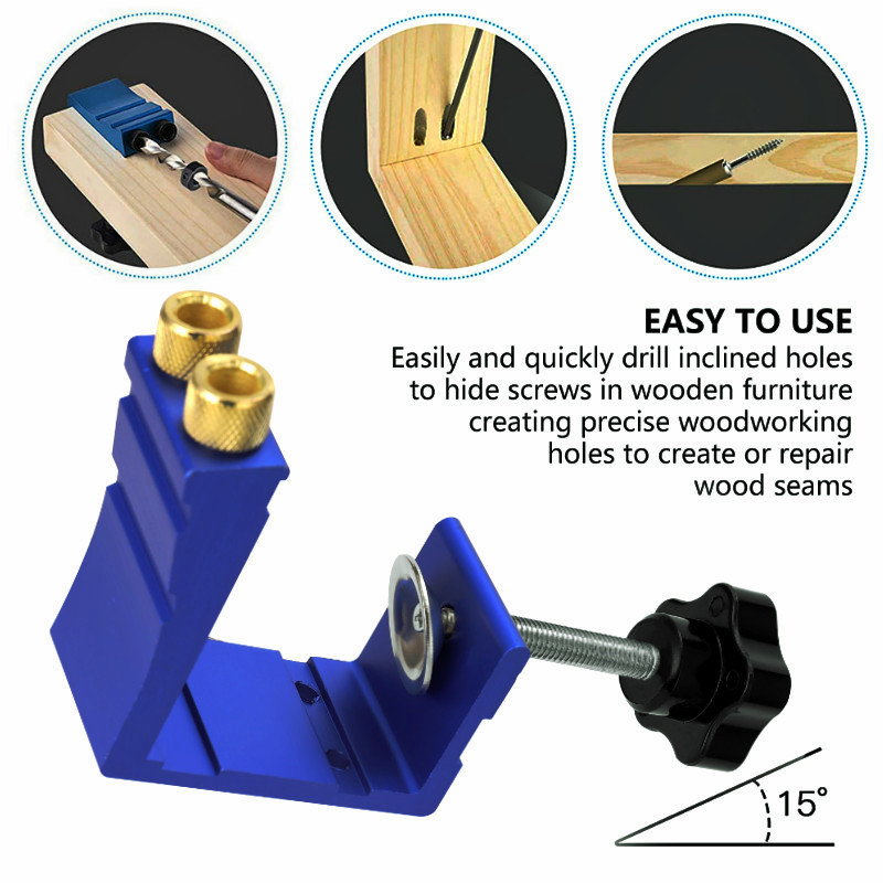 Kit de Gabarito para Furos Obl - Woodworking Hacks avaliação e preço