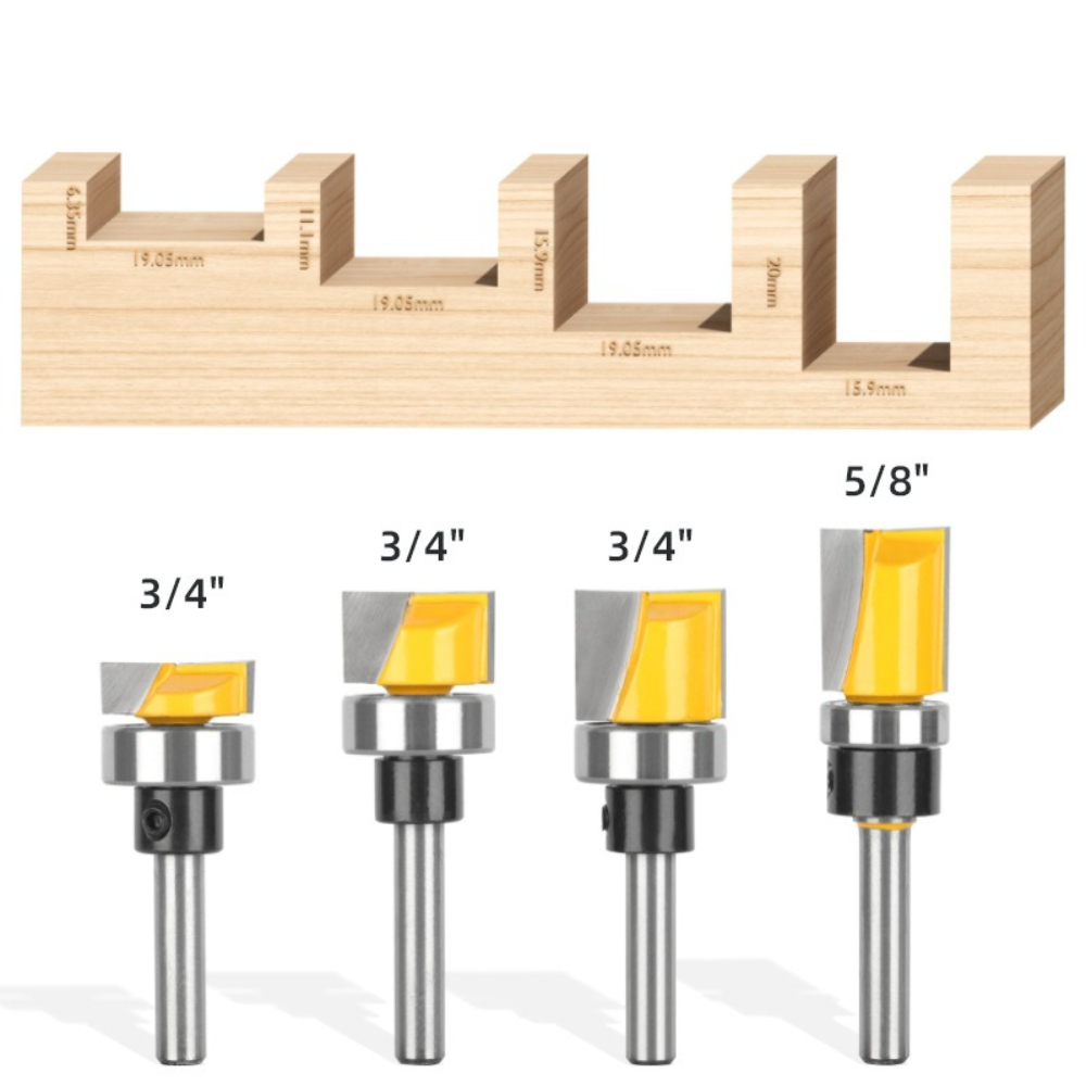 Fresa de Acabamento Rente com  - Woodworking Templates avaliação e preço