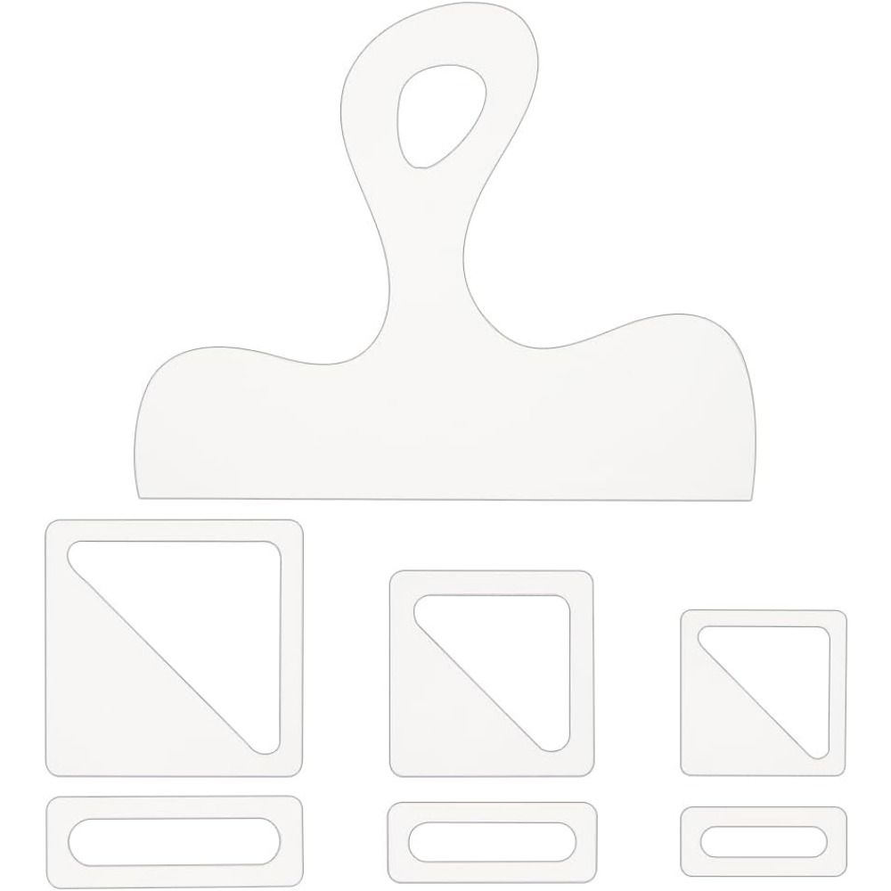 7 pçs modelo de charcutaria al - Woodworking Templates avaliação e preço