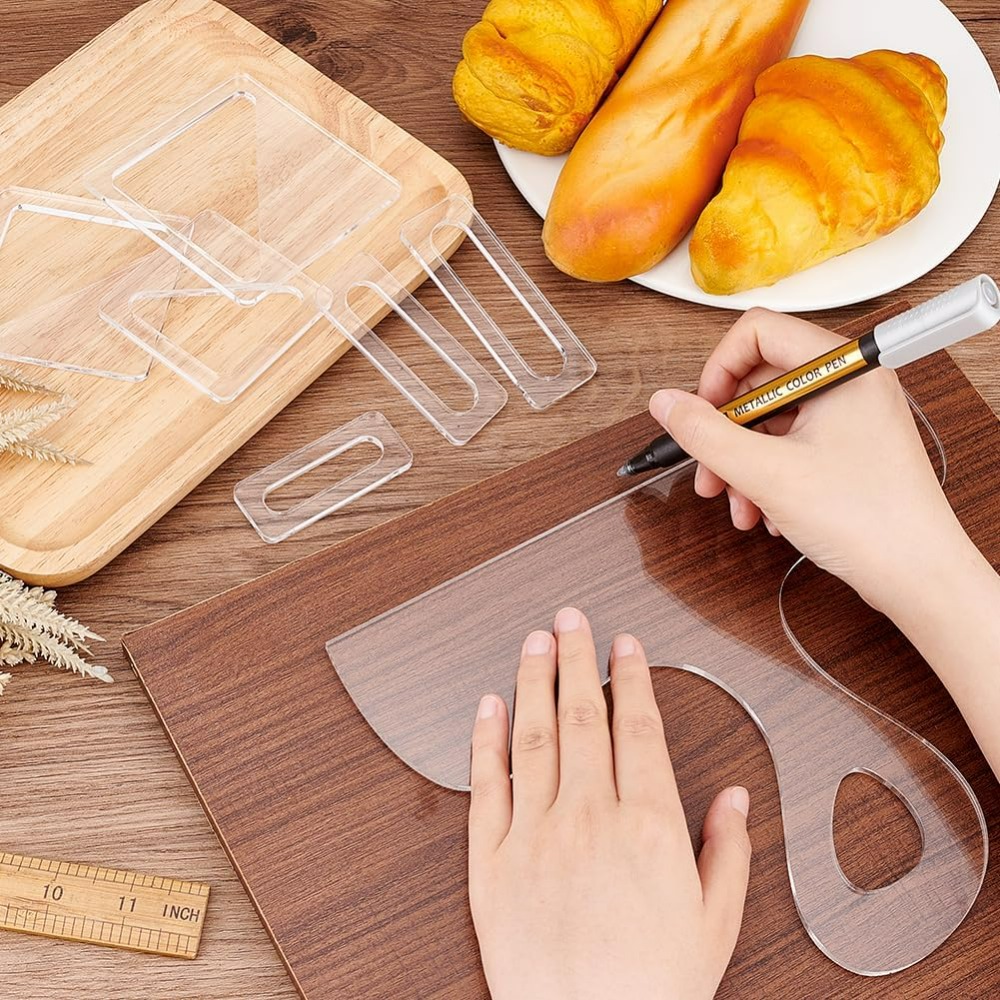 7 pçs modelo de charcutaria al - Woodworking Templates avaliação e preço