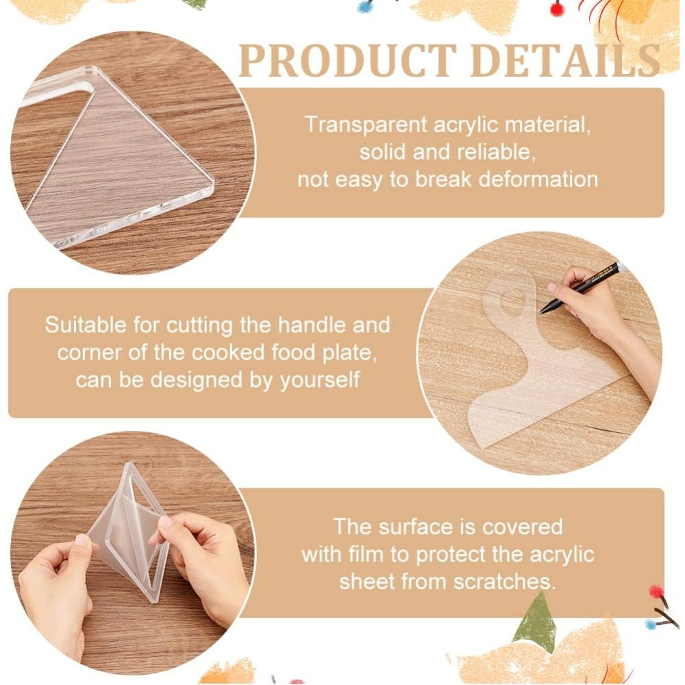 7 pçs modelo de charcutaria al - Woodworking Templates avaliação e preço