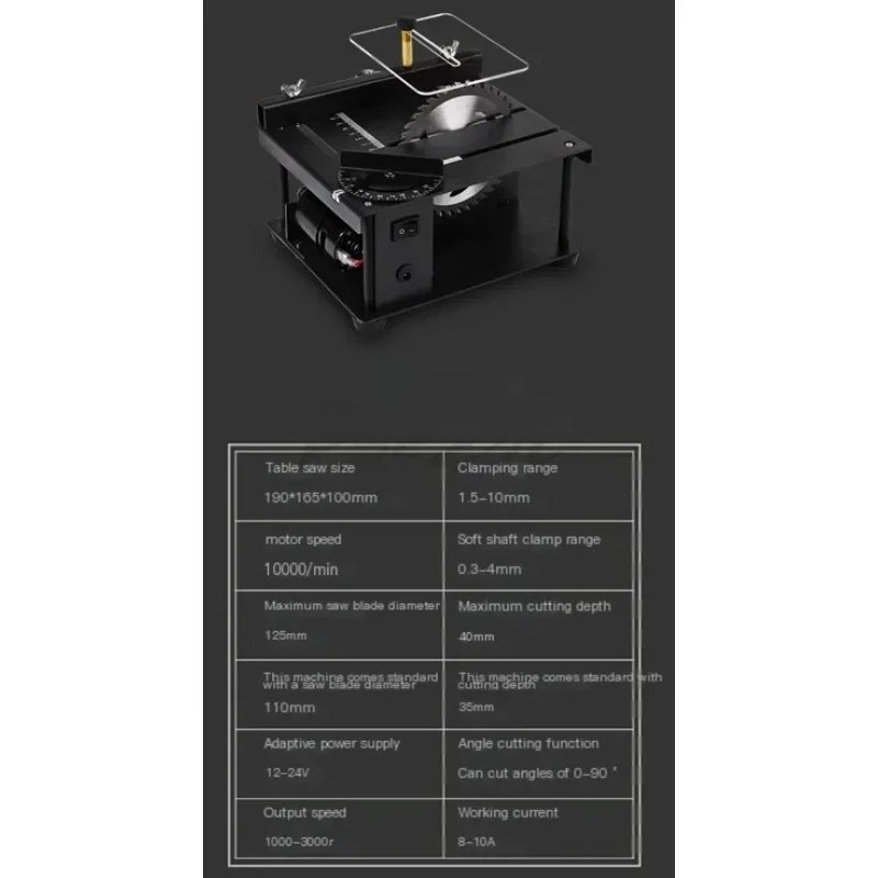 Micro serra de mesa pequena, f - Woodworking Electric Saw avaliação e preço