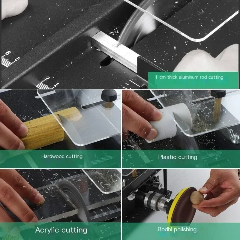 Micro serra de mesa pequena, f - Woodworking Electric Saw avaliação e preço