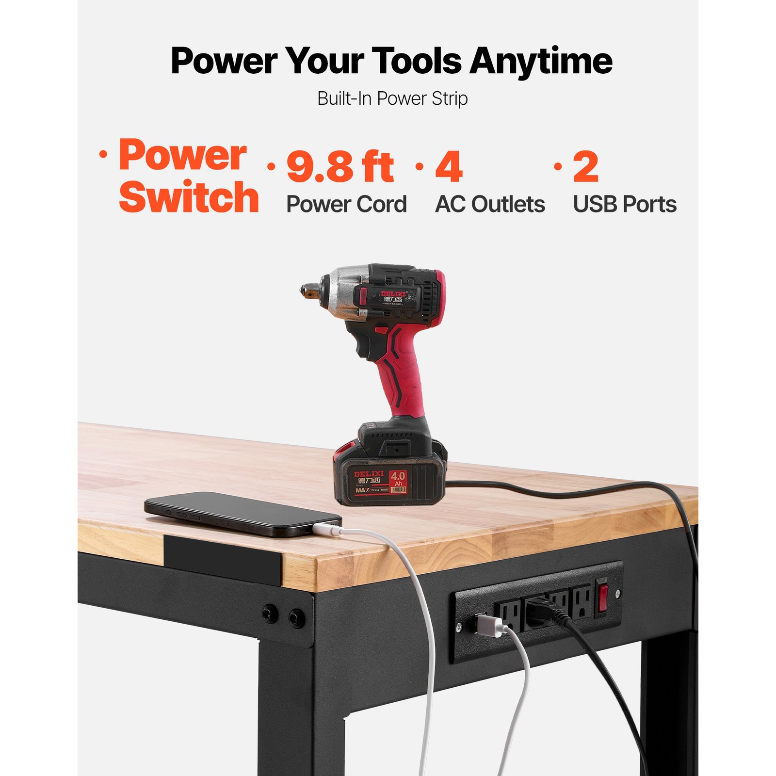 Bancada de trabalho com altura - Woodworking Workbench avaliação e preço