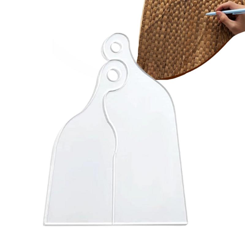 Modelo acrílico para carpintar - Woodworking Templates avaliação e preço