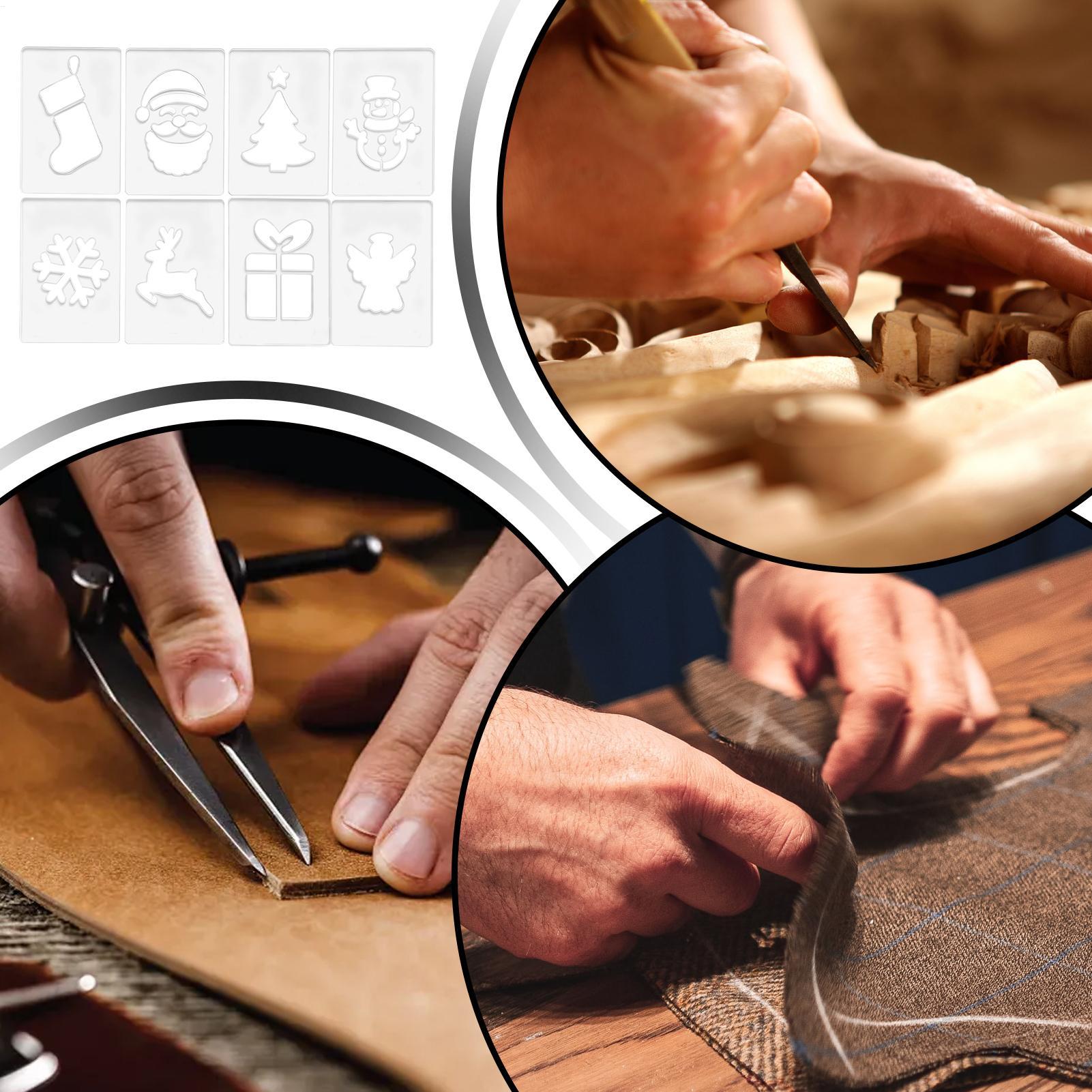 Estêncil de natal portátil par - Woodworking Templates avaliação e preço