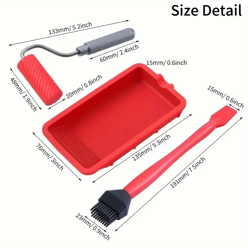 Bandeja escova ferramenta de c - Woodworking Glue Roller avaliação e preço