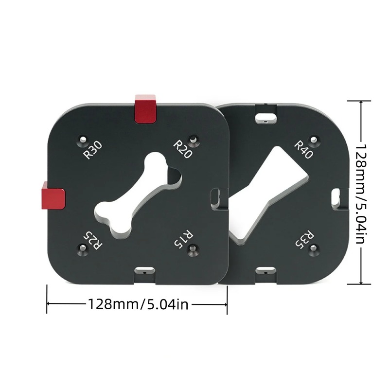 Gabarito de Raio de Canto para - Woodworking Templates avaliação e preço