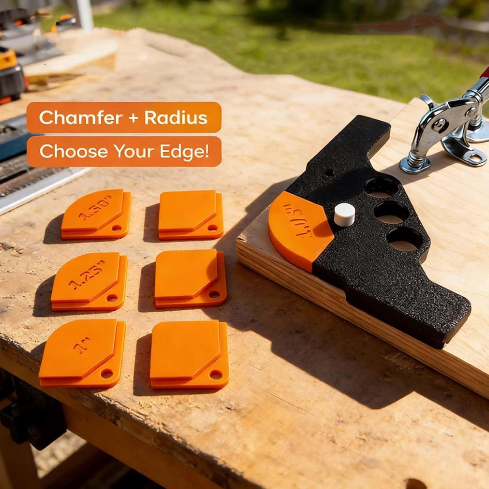 Modelo de Raio de Canto para R - Woodworking Templates avaliação e preço