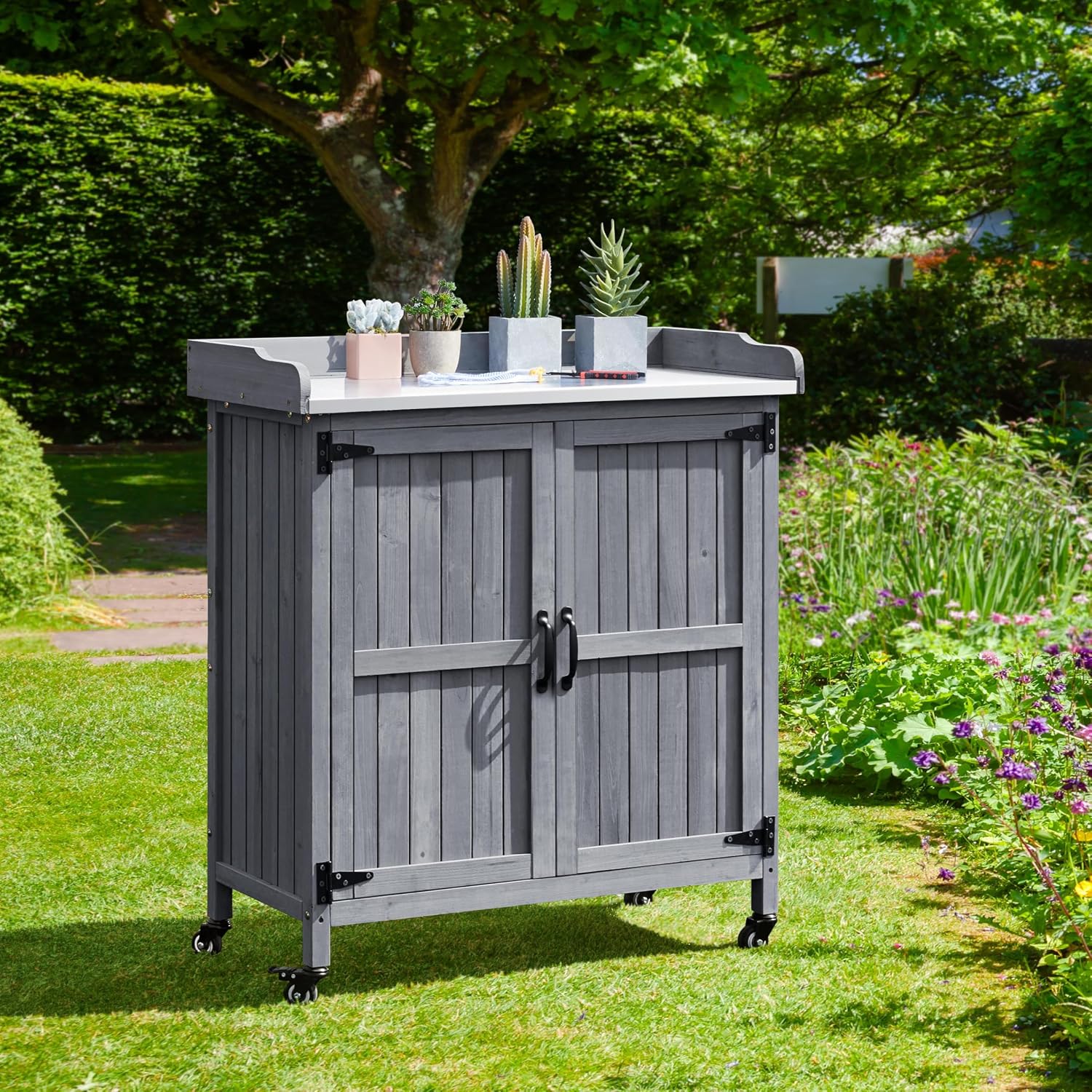 Mesa de Jardinagem para Exteri - Woodworking Workbench avaliação e preço