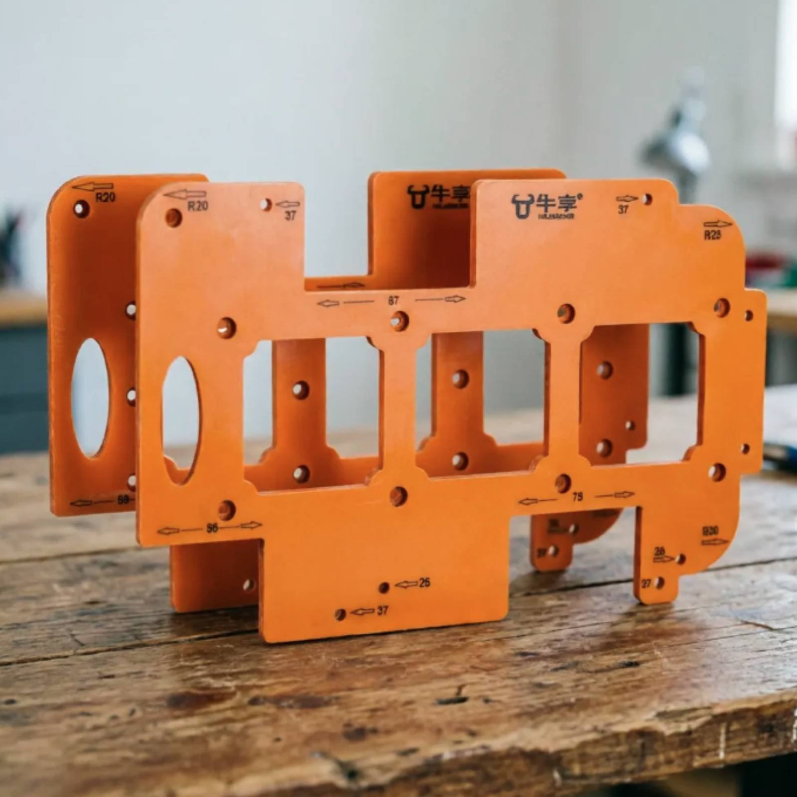 Gabarito Multiuso para Furos e - Woodworking Templates avaliação e preço
