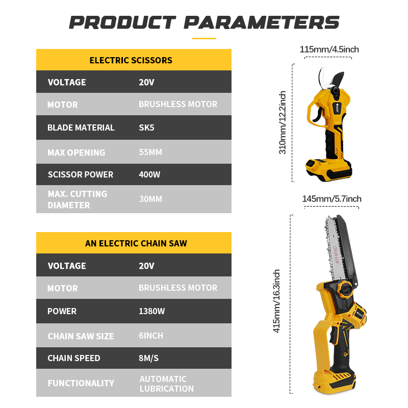 Sem escova 6 Polegada motosser - Woodworking Electric Saw avaliação e preço
