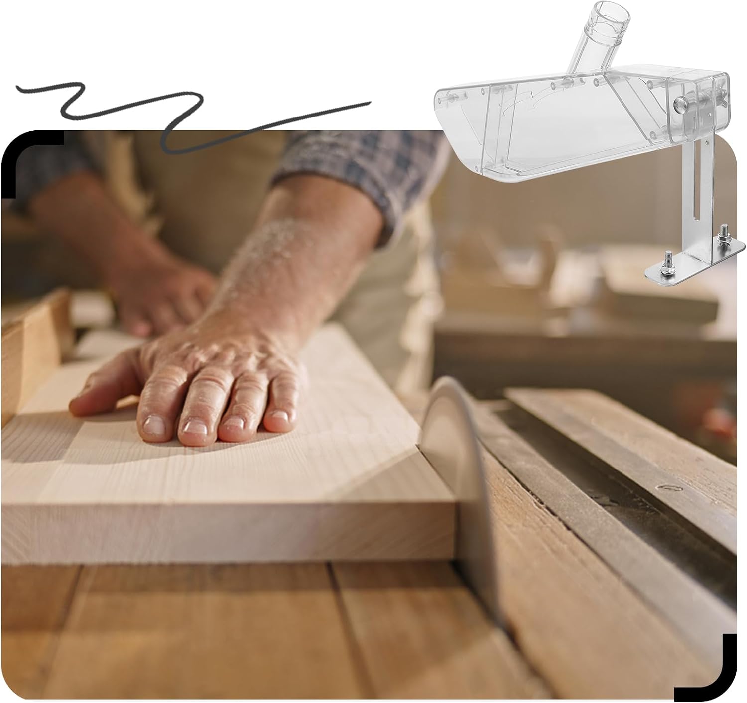 Capa Protetora Transparente pa - Woodworking Electric Saw avaliação e preço