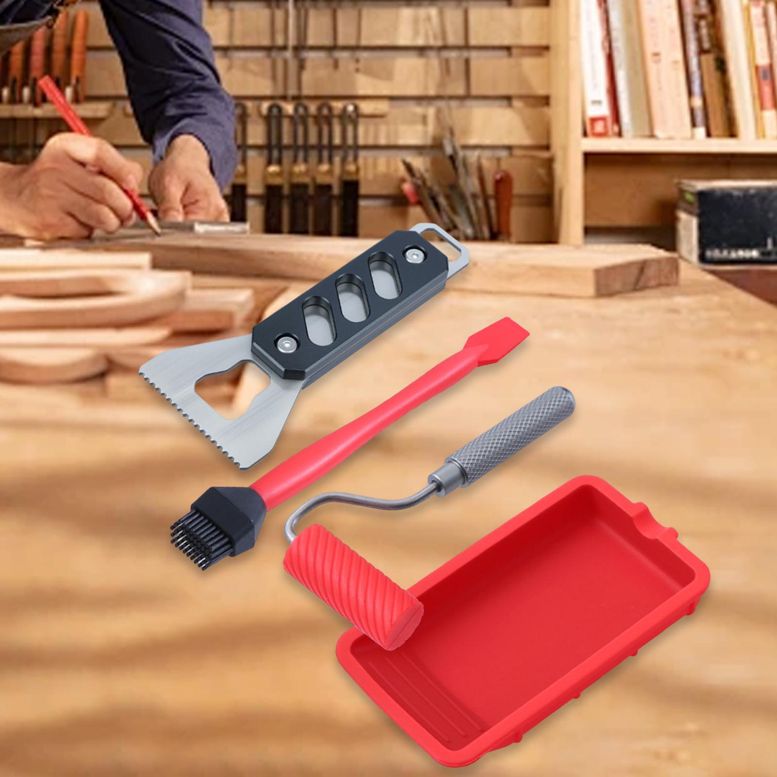 Espalhador de cola com bandeja - Woodworking Glue Roller avaliação e preço