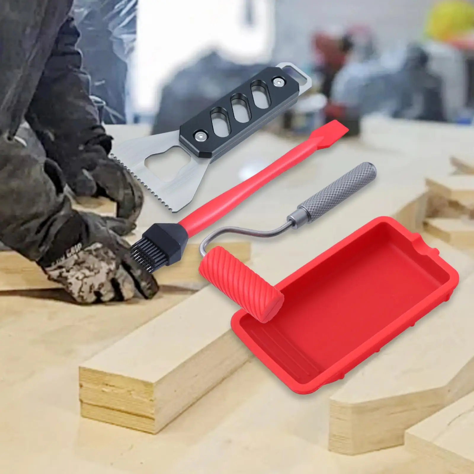Espalhador de cola com bandeja - Woodworking Glue Roller avaliação e preço